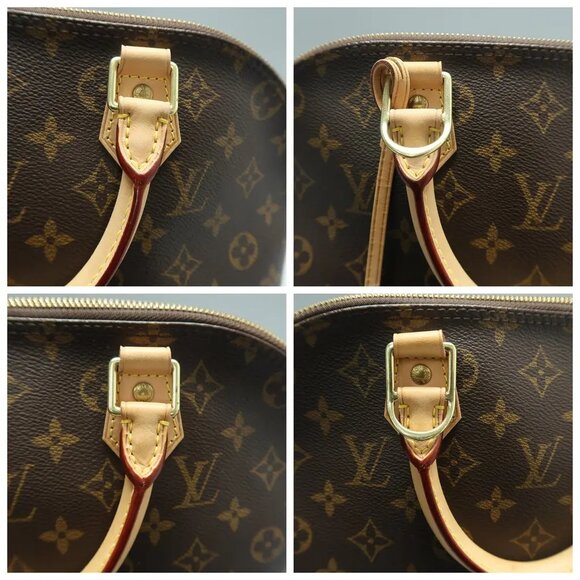 Louis Vuitton Alma Brown Monogram Canvas Tote 945-030725 - Picture 7 of 12